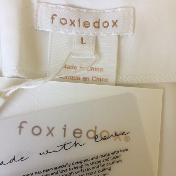 Anthropologie Foxiedox Spellgirl White & Blue Embroidered Culottes Cropped Pant - Picture 6 of 10